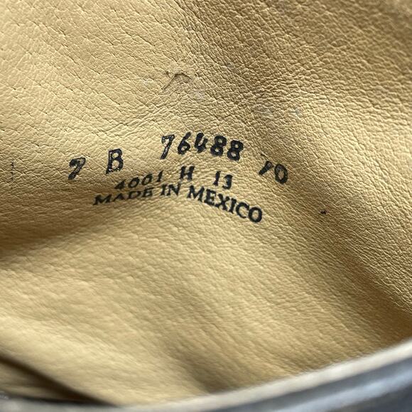 Frye Veronica Short Back Zip Buckle Distressed Engineer Moto Boots Gray Womens 7 - Picture 14 of 14